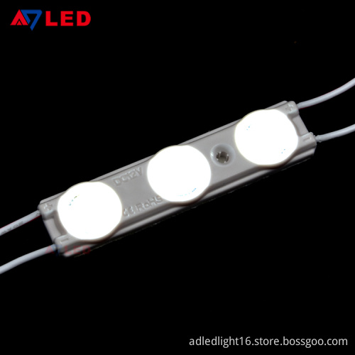 Adled Light 12v led module pcb 3leds waterproof ce&rohs led modulefor textile light box